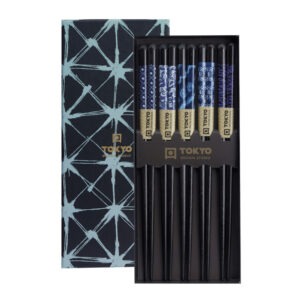 Tokyo Design Studio – Ätpinnar gåvoset 5-pack blue mixed designs