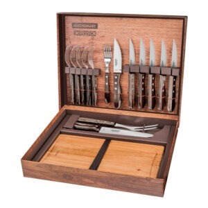 Tramontina – Churassco BBQ-set 15 delar mörkbrun