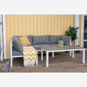 Venture Home – Soffbord Cassie 70×120 cm – Grå – Soffbord utomhus – Från Homeroom