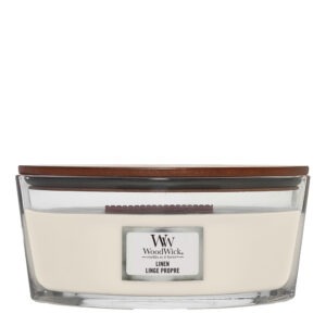 WoodWick – Ellipse doftljus linen