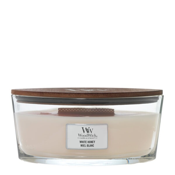 WoodWick – Ellipse doftljus white honey