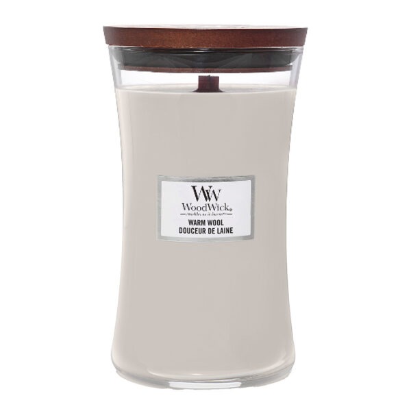 WoodWick – Hourglass doftljus stor warm wool nl