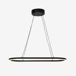 Aneta Lighting – Taklampa Oda oval – Svart – Takpendlar – Från Homeroom