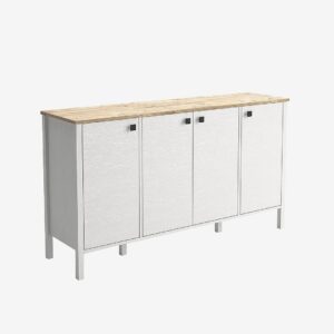 Hanah Home – Skänk Vanessa – Vit – Skänkar & sideboards – Från Homeroom