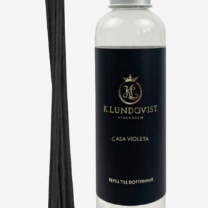 K. Lundqvist Stockholm – Refill Doftpinnar Casa Violeta 150 ml – Transparent – Doftljus & tvålar – Från Homeroom