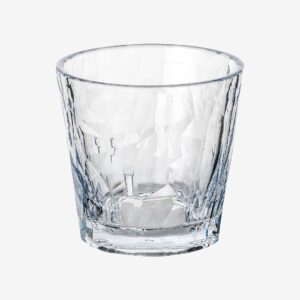 Koziol – Tumbler Glas Plast Club No . 22 250 ml kristallklart 2-pack – Transparent – Dricksglas – Från Homeroom