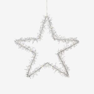 Markslöjd – TANGLE Pendel Stjärna 45cm – Silver – Adventsstjärnor – Från Homeroom