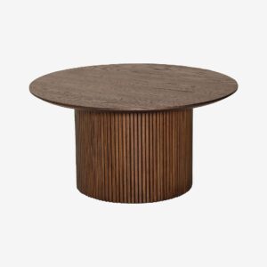 Nordic Furniture Group – Soffbord Scarlett Ø90 ek venner – Brun – Soffbord – Från Homeroom