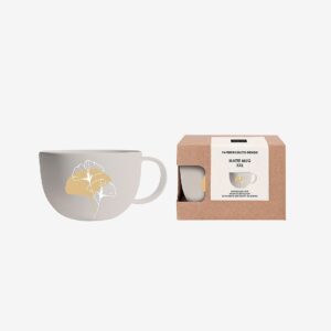 Paperproducts Design – Mugg Golden Gingko Matt XXL 55 cl – Beige – Koppar & muggar – Från Homeroom