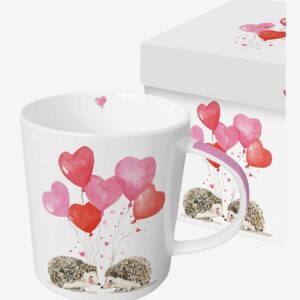 Paperproducts Design – Mugg Hedgehogs In Love 40 cl – Vit – Koppar & muggar – Från Homeroom