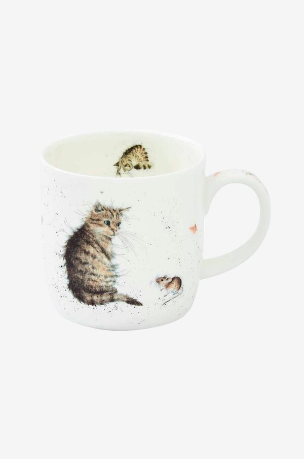 Royal Worcester – Mugg Wrendale Designs Cat And Mouse 31 cl – Flerfärgad – Koppar & muggar – Från Homeroom