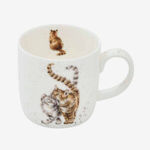 Royal Worcester – Mugg Wrendale Designs Feline Good 31 cl – Flerfärgad – Koppar & muggar – Från Homeroom