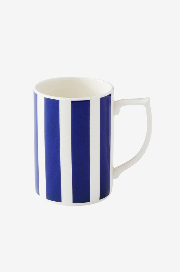 Spode – Mugg Bold Stripe Steccato 0,35 L – Blå – Koppar & muggar – Från Homeroom