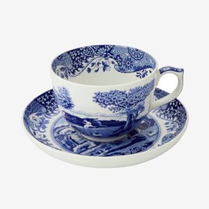 Spode – Stor kopp med fat Blue Italian 56 cl – Blå – Koppar & muggar – Från Homeroom