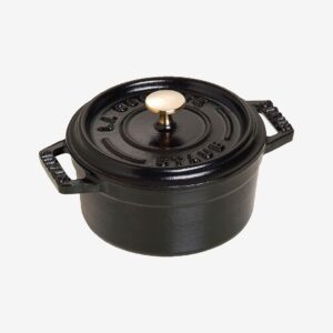 Staub – Gryta La Cocotte rund 10 cm, 0,25 L – Svart – Grytor & kastruller – Från Homeroom