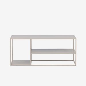 Venture Home – Sidobord Staal – Beige – Soffbord – Från Homeroom