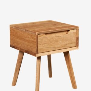 Wood Furniture – Nattduksbord Dansk , 40cm, ek – Brun – Sängbord – Från Homeroom