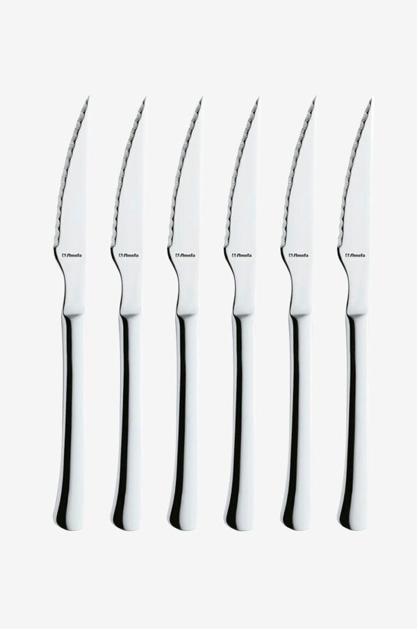 Amefa – Grillkniv Chuletero 6-p – Krom – Bestick – Från Homeroom