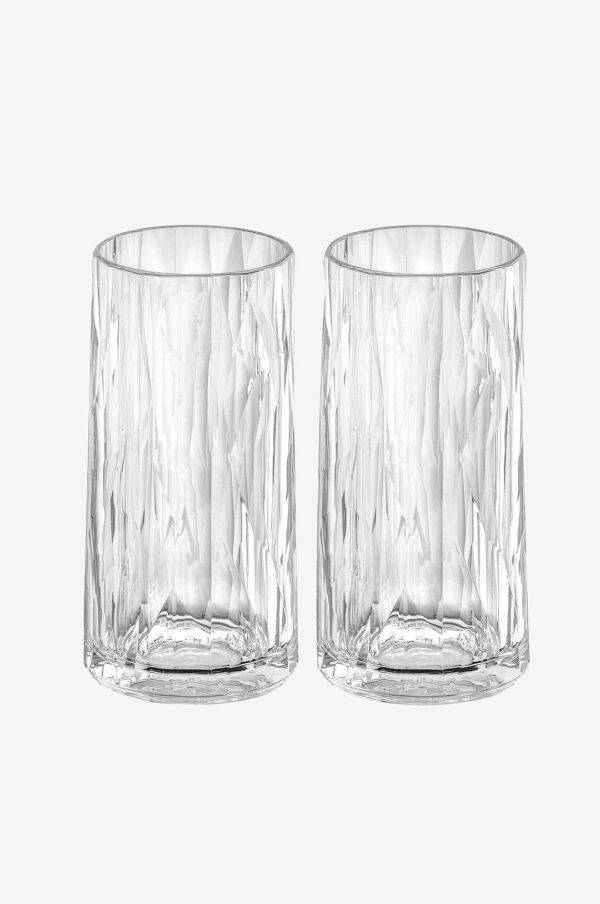 Koziol – Glas 2-pack Club No. 8 300 ml – Transparent – Dricksglas – Från Homeroom