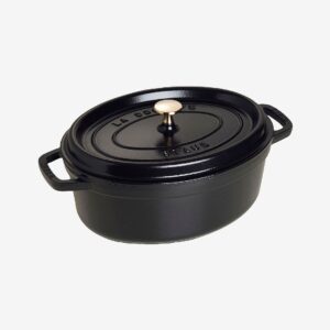 Staub – Gryta La Cocotte oval 29 cm, 4,2 l – Svart – Grytor & kastruller – Från Homeroom