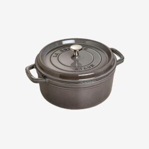 Staub – Gryta La Cocotte rund 18 cm, 1,7 l – Grå – Grytor & kastruller – Från Homeroom