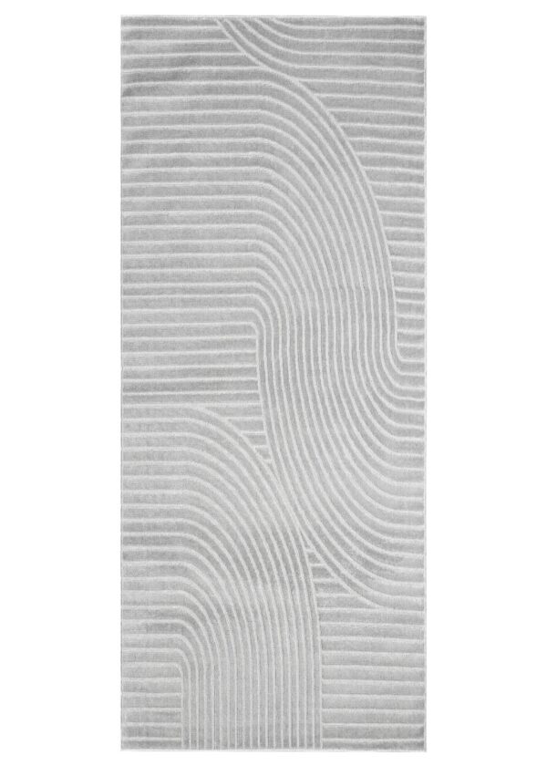 Bella Spin Grå 80×150 cm Wiltonmatta