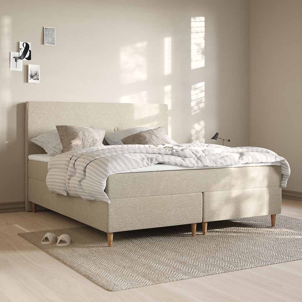 24SJU Månsken Komfort Plus Kontinentalsäng 160×200 Beige