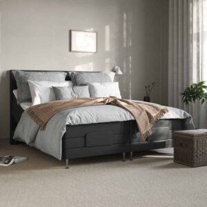 24SJU Månsken Komfort Premium Ställbar Säng 105×200 Grå