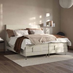 24SJU Månsken Komfort Premium Ställbar Säng 90×200 Beige