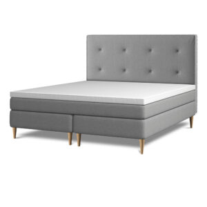 24SJU Midnatt Komfort Premium Plus Kontinentalsäng Sängpaket 180×200 Grå
