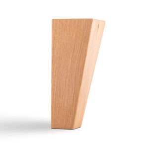 24SJU Svängt Sängben 4-pack dimHeight: 18cm Ek