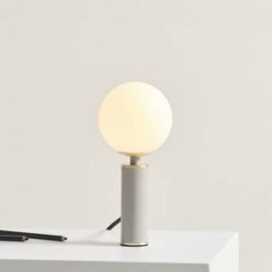 ABBEY bordslampa Grå