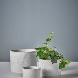 ABBY kruka 3-pack Ljusgrå