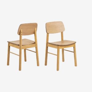 AC Design Furniture – Barlow matstol 2-pack – Natur – Stolar – Från Homeroom
