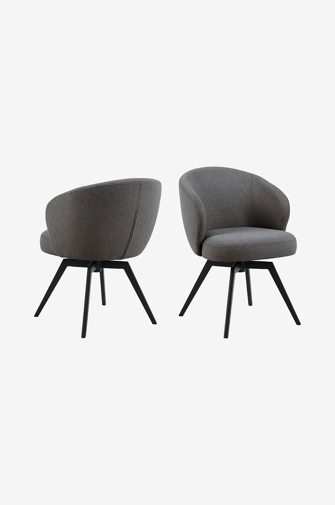 AC Design Furniture - Darlene matstol med armstöd - Grå - Karmstolar - Från Homeroom