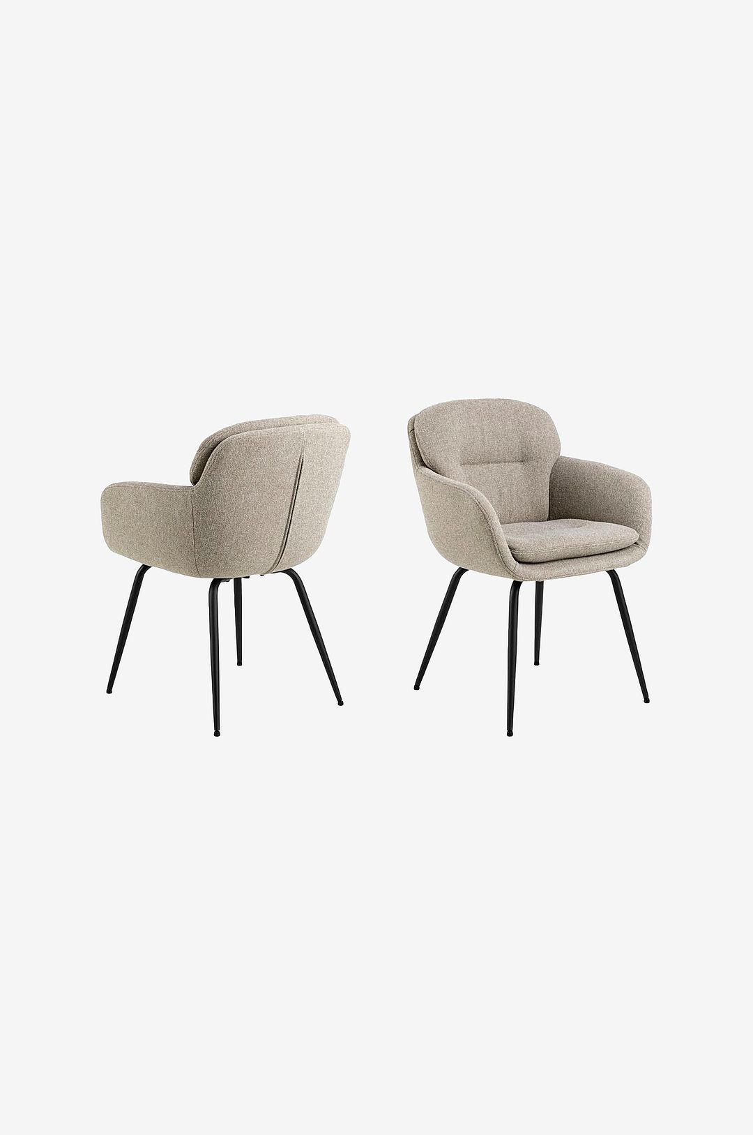 AC Design Furniture - Dora matstol med armstöd - Beige - Karmstolar - Från Homeroom