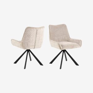 AC Design Furniture – Eddie matstol 2-pack – Beige – Stolar – Från Homeroom