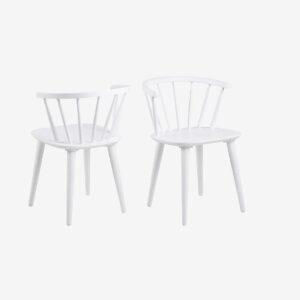 AC Design Furniture – Ida matstol 2-pack – Vit – Stolar – Från Homeroom
