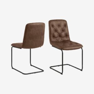 AC Design Furniture – Kira matstol 2-pack – Brun – Stolar – Från Homeroom