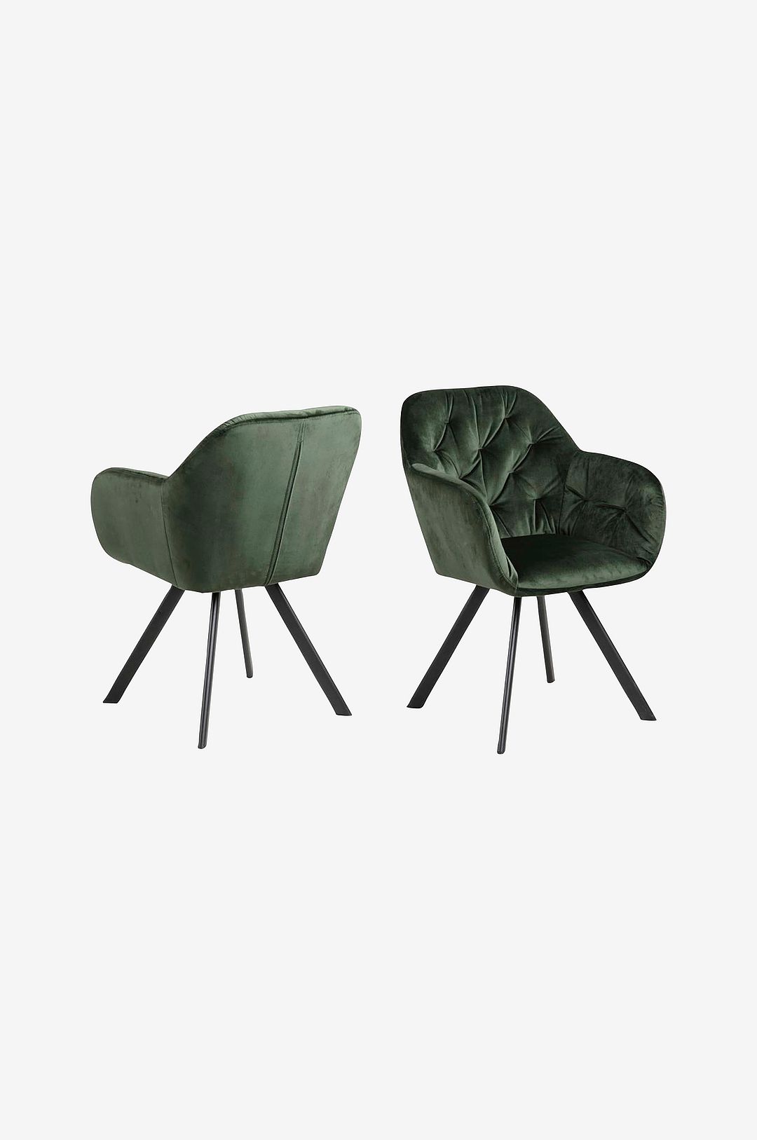 AC Design Furniture - Lola matstol med armstöd - Grön - Karmstolar - Från Homeroom