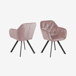 AC Design Furniture – Lola matstol med armstöd – Röd – Karmstolar – Från Homeroom