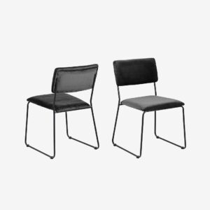 AC Design Furniture – Lydia matstol 2-pack – Grå – Stolar – Från Homeroom