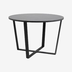 AC Design Furniture – Matbord Blanka, Ø 110 cm – Svart – Matbord – Från Homeroom