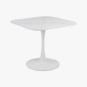 AC Design Furniture – Matbord Jaden, 90 x 90 cm – Vit – Matbord – Från Homeroom