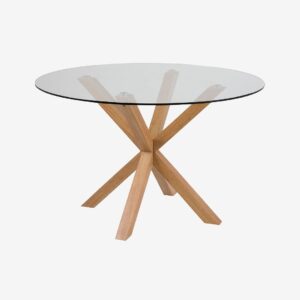 AC Design Furniture – Matbord Milou, 119 x 119 cm – Transparent – Matbord – Från Homeroom