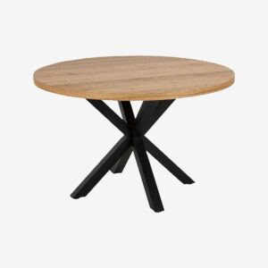 AC Design Furniture – Matbord Milou, Ø 120 cm – Brun – Matbord – Från Homeroom