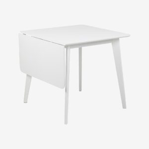AC Design Furniture – Matbord Roxby, 80×80-120 cm – Vit – Matbord – Från Homeroom