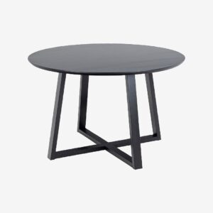 AC Design Furniture – Matbord Walle, Ø 120 cm – Svart – Matbord – Från Homeroom