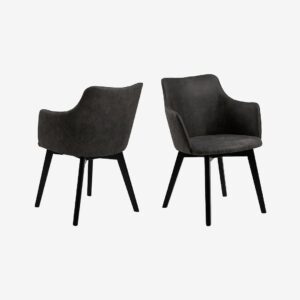 AC Design Furniture – Matstol Aurora, 2-pack – Grå – Stolar – Från Homeroom