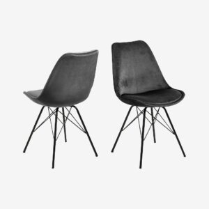 AC Design Furniture – Matstol Betty, 2-Pack – Grå – Stolar – Från Homeroom